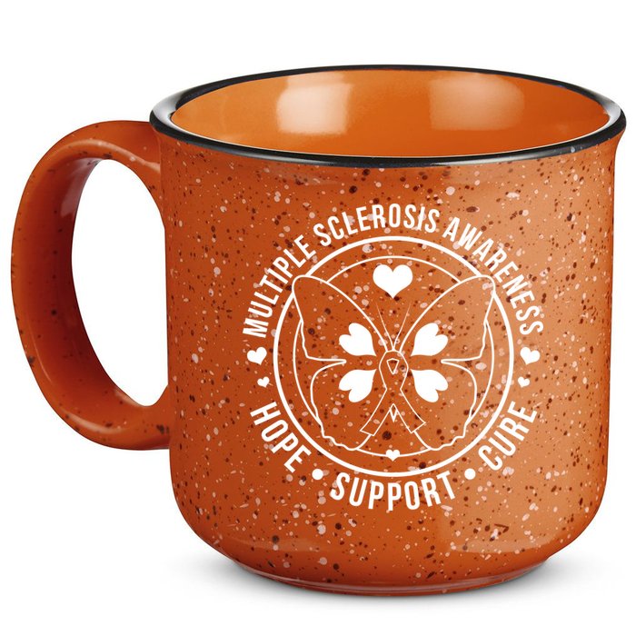 MS Multiple Sclerosis Awareness Hope Support Cure 15oz Campfire Ceramic Mug