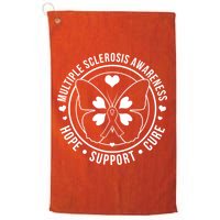 MS Multiple Sclerosis Awareness Hope Support Cure Golf Towel