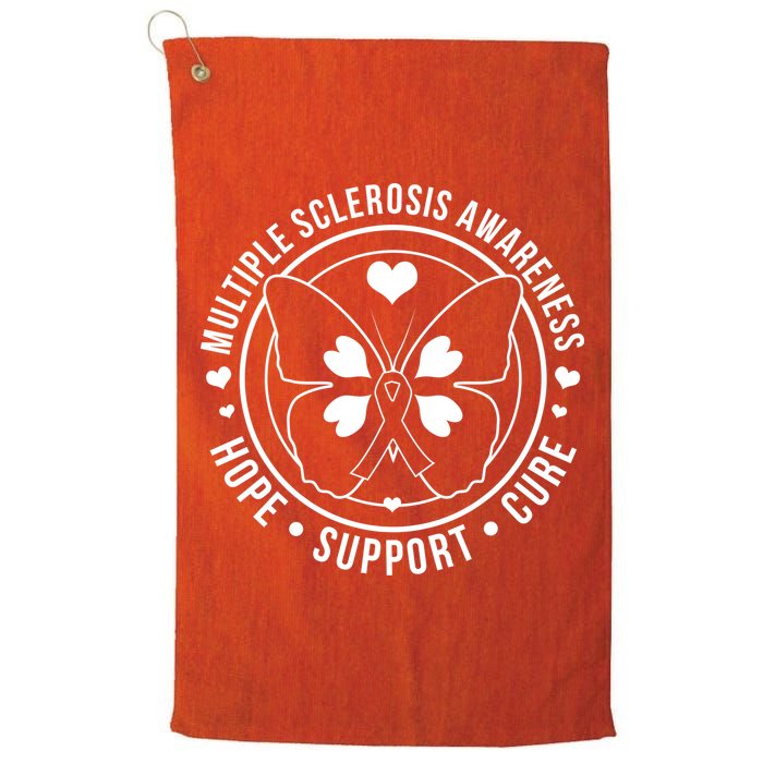 MS Multiple Sclerosis Awareness Hope Support Cure Golf Towel