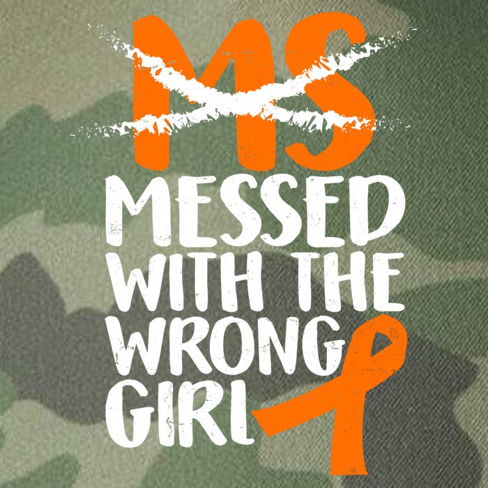 MS Multiple Sclerosis Messed With The Wrong Chick Legacy Tie Dye Trucker Hat