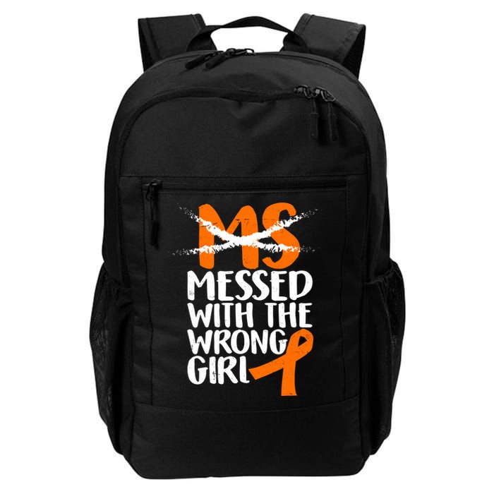 MS Multiple Sclerosis Messed With The Wrong Chick Backpack