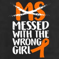 MS Multiple Sclerosis Messed With The Wrong Chick Adult Drive Performance Visor
