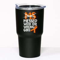 MS Multiple Sclerosis Messed With The Wrong Chick Tumbler