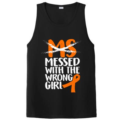 MS Multiple Sclerosis Messed With The Wrong Chick PosiCharge Competitor Tank