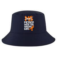 MS Multiple Sclerosis Messed With The Wrong Chick Cool Comfort Performance Bucket Hat