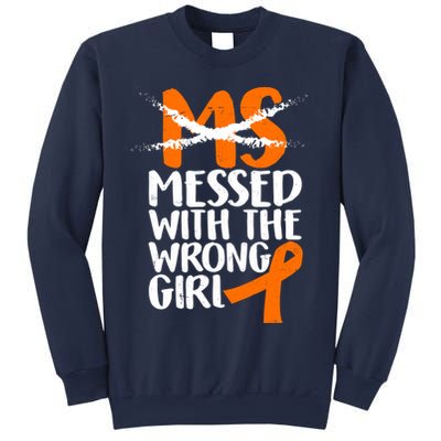 MS Multiple Sclerosis Messed With The Wrong Chick Sweatshirt