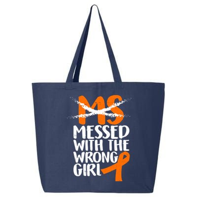 MS Multiple Sclerosis Messed With The Wrong Chick 25L Jumbo Tote