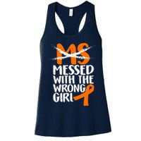 MS Multiple Sclerosis Messed With The Wrong Chick Womens Tank Top