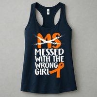 MS Multiple Sclerosis Messed With The Wrong Chick Womens Tank Top