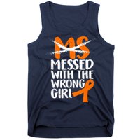 MS Multiple Sclerosis Messed With The Wrong Chick Tank Top
