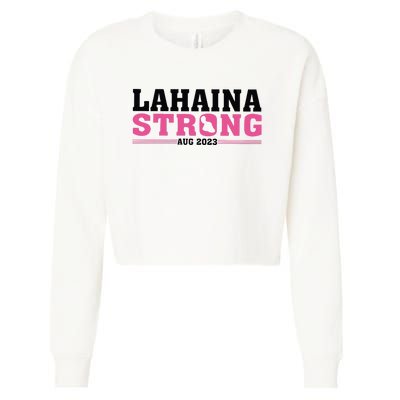 Maui Strong  Cropped Pullover Crew