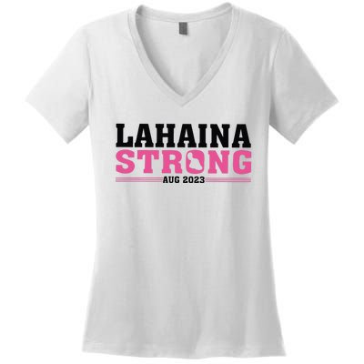 Maui Strong  Women's V-Neck T-Shirt