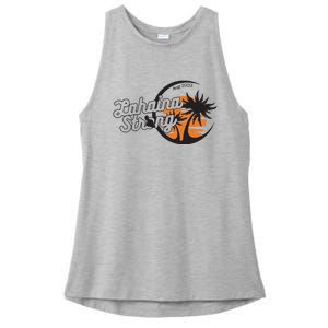 Maui Strong 100% Of Profits For Relief Efforts Maui Support Ladies PosiCharge Tri-Blend Wicking Tank