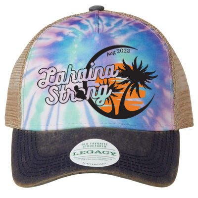 Maui Strong 100% Of Profits For Relief Efforts Maui Support Legacy Tie Dye Trucker Hat