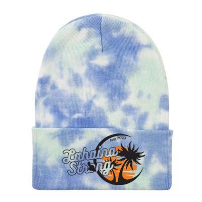 Maui Strong 100% Of Profits For Relief Efforts Maui Support Tie Dye 12in Knit Beanie