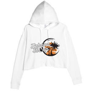 Maui Strong 100% Of Profits For Relief Efforts Maui Support Crop Fleece Hoodie