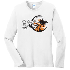 Maui Strong 100% Of Profits For Relief Efforts Maui Support Ladies Long Sleeve Shirt