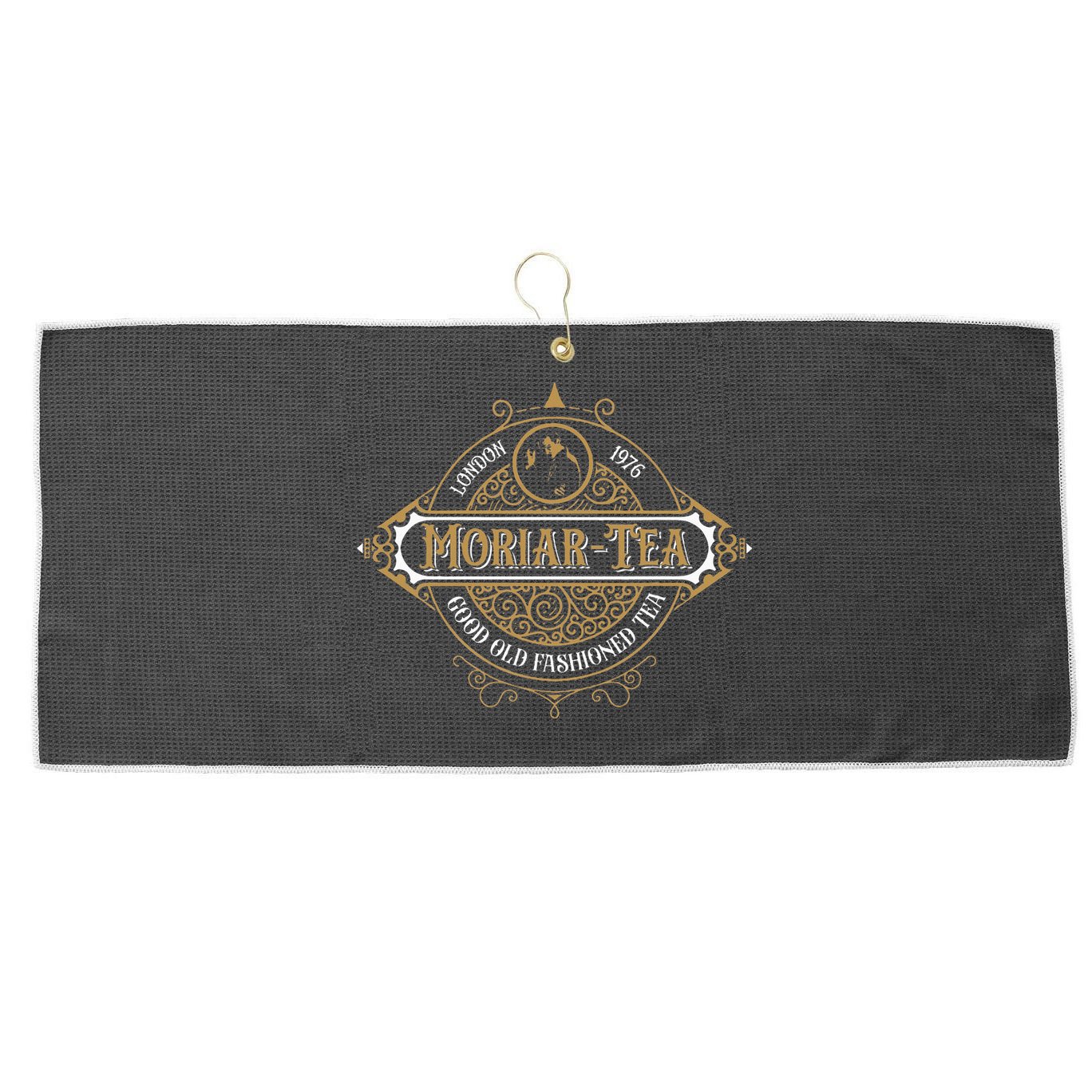 Moriartea Since 1976 Good Old Fashioned Tea Large Microfiber Waffle Golf Towel