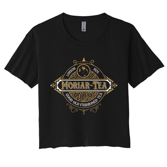 Moriartea Since 1976 Good Old Fashioned Tea Women's Crop Top Tee