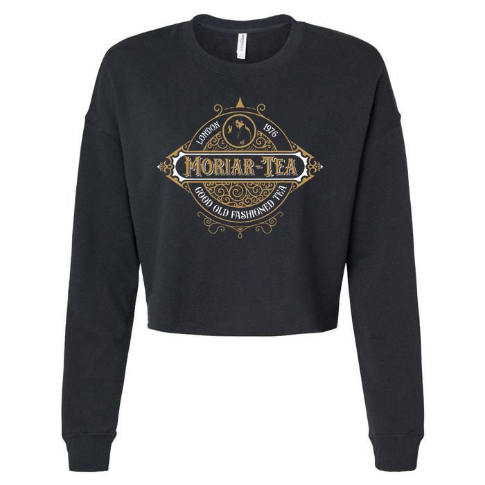 Moriartea Since 1976 Good Old Fashioned Tea Cropped Pullover Crew
