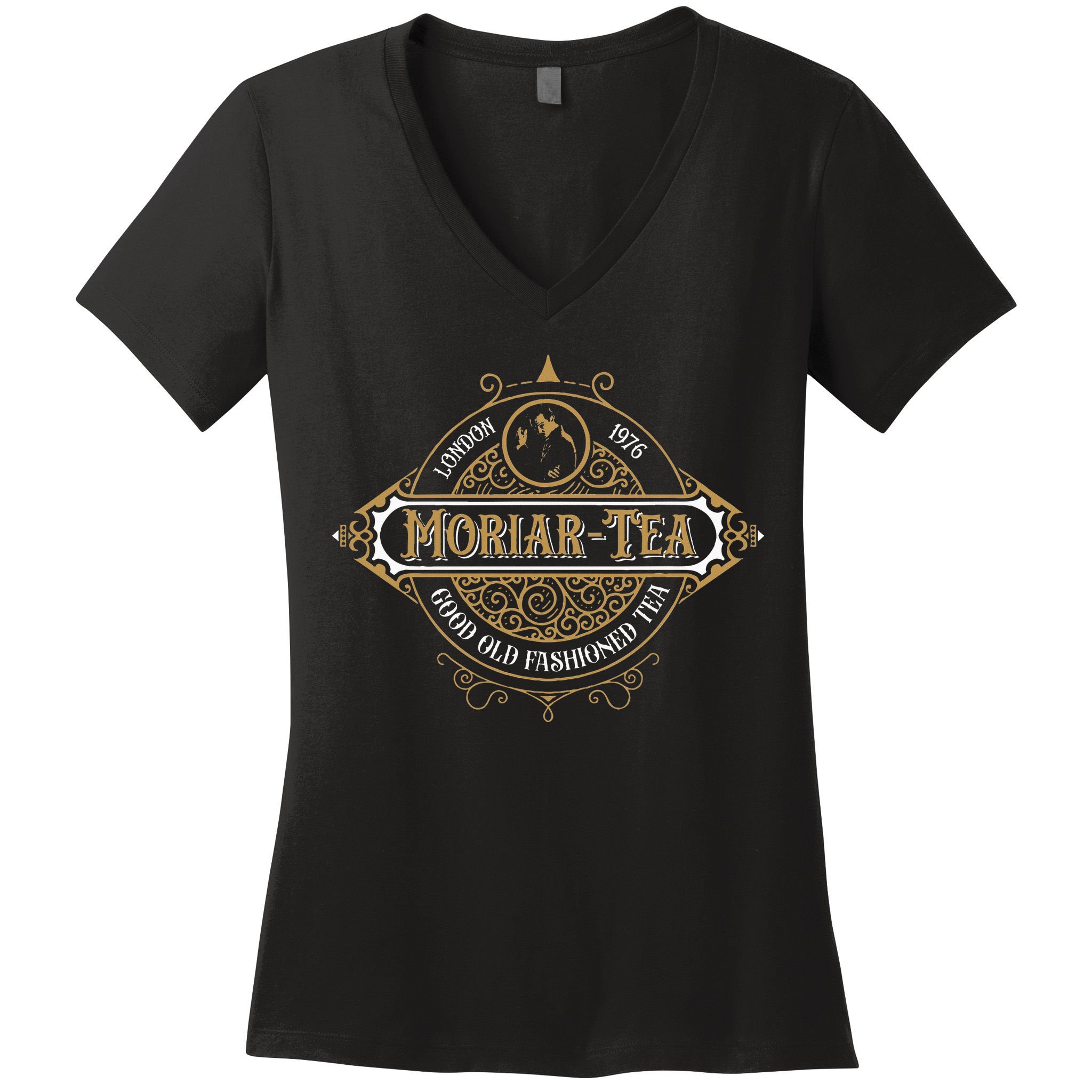 Moriartea Since 1976 Good Old Fashioned Tea Women's V-Neck T-Shirt