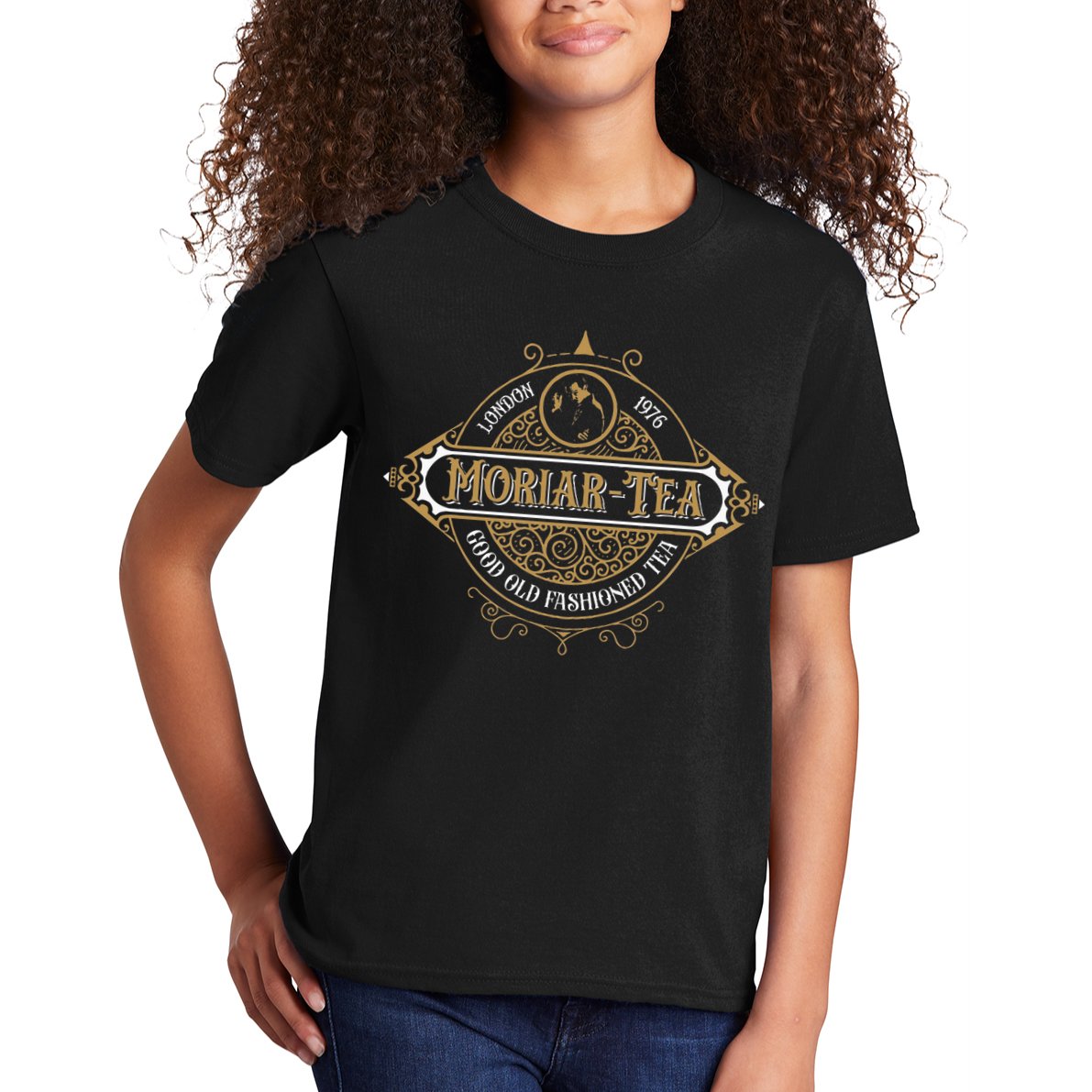 Moriartea Since 1976 Good Old Fashioned Tea Kids T-Shirt