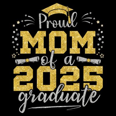 Mom Senior 2025 Proud Mom Of A Class Of 2025 Graduate T-Shirt