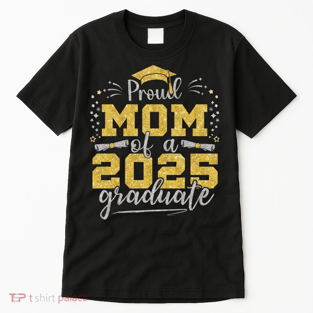 Mom Senior 2025 Proud Mom Of A Class Of 2025 Graduate Tall T-Shirt