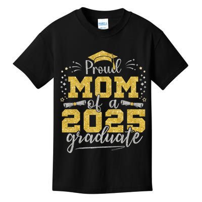 Mom Senior 2025 Proud Mom Of A Class Of 2025 Graduate Kids T-Shirt