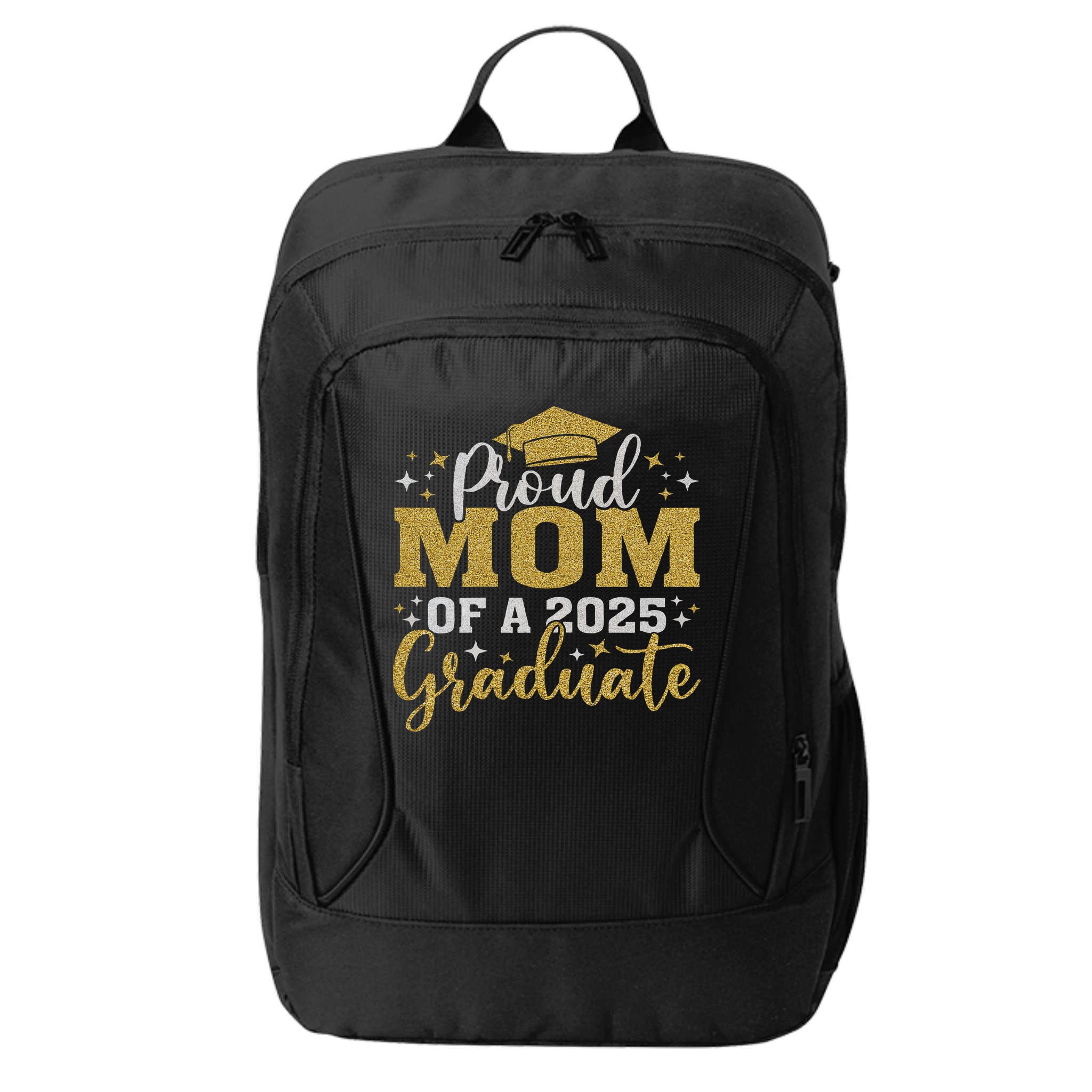 Mom Senior 2025 Proud Mom Of A Class Of 2025 Graduate City Backpack