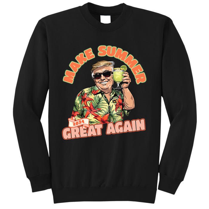 Make Summer 2024 Great Again Donald Trump Vacation Sweatshirt