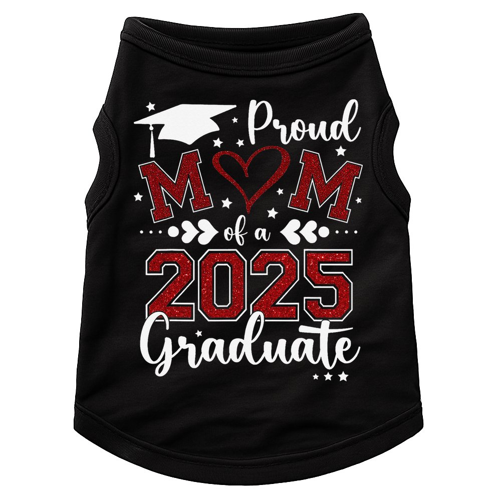 Mom Senior 2025 Proud Mom Of A Class Of 2025 Graduate Doggie Tank