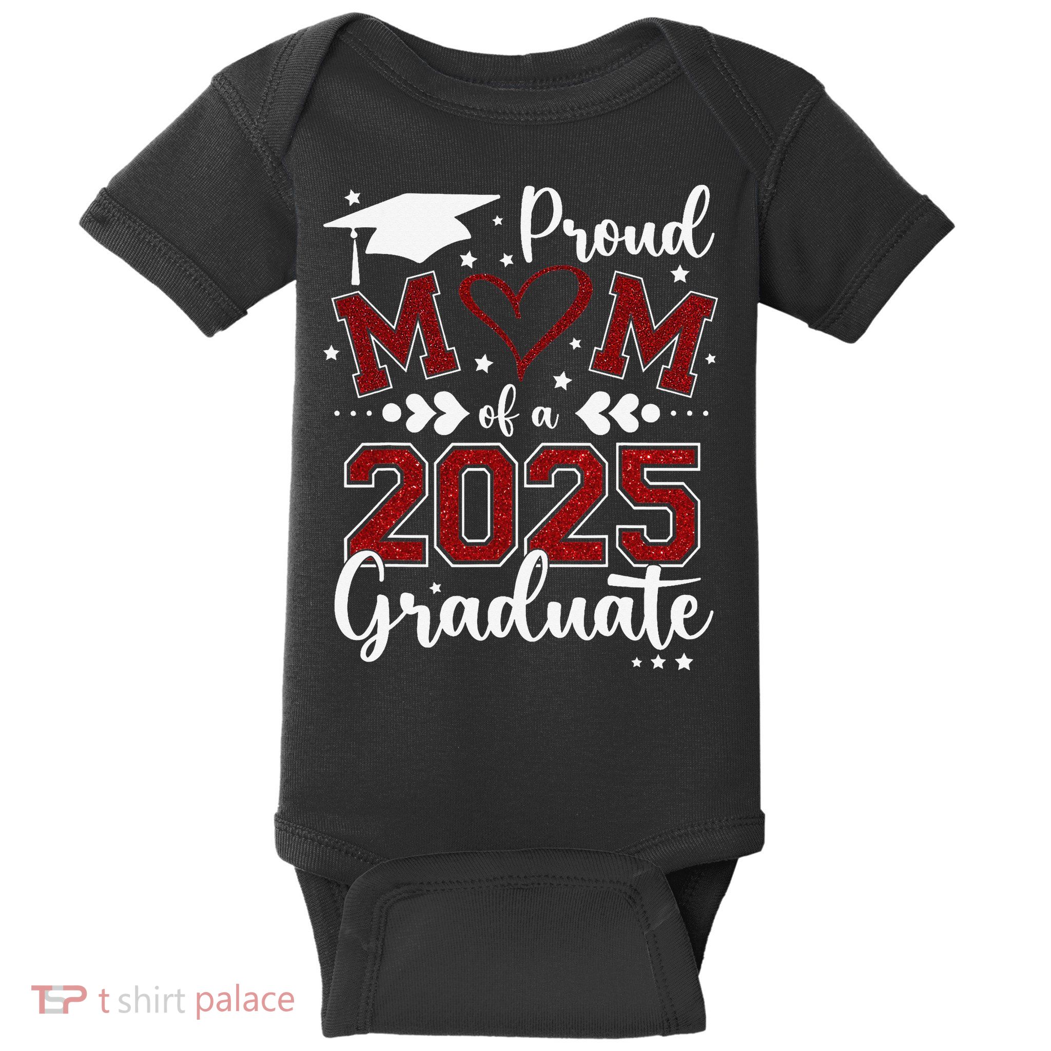Mom Senior 2025 Proud Mom Of A Class Of 2025 Graduate Baby Bodysuit