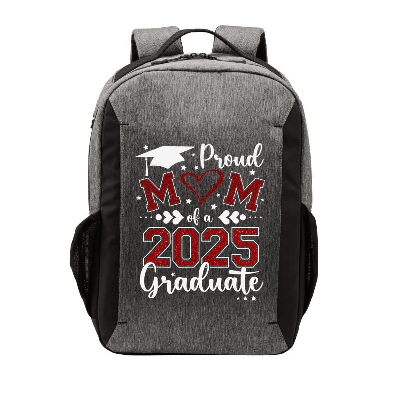 Mom Senior 2025 Proud Mom Of A Class Of 2025 Graduate Vector Backpack