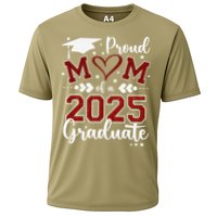 Mom Senior 2025 Proud Mom Of A Class Of 2025 Graduate Cooling Performance Crew T-Shirt