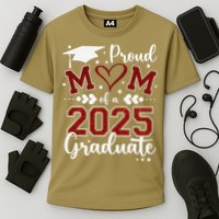 Mom Senior 2025 Proud Mom Of A Class Of 2025 Graduate Cooling Performance Crew T-Shirt