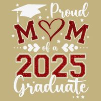 Mom Senior 2025 Proud Mom Of A Class Of 2025 Graduate Cooling Performance Crew T-Shirt