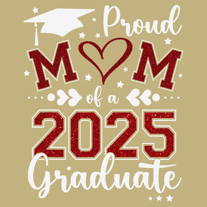 Mom Senior 2025 Proud Mom Of A Class Of 2025 Graduate Cooling Performance Crew T-Shirt