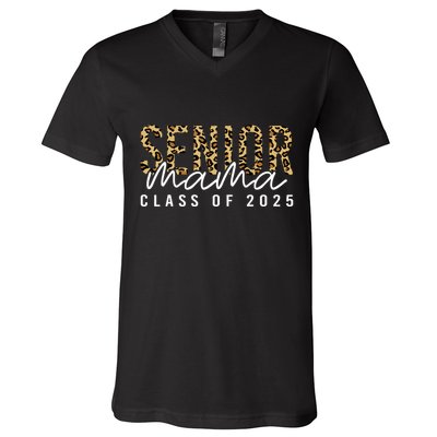 Mom Senior 2025 Proud Mom Of A Class Of 2025 Graduate V-Neck T-Shirt