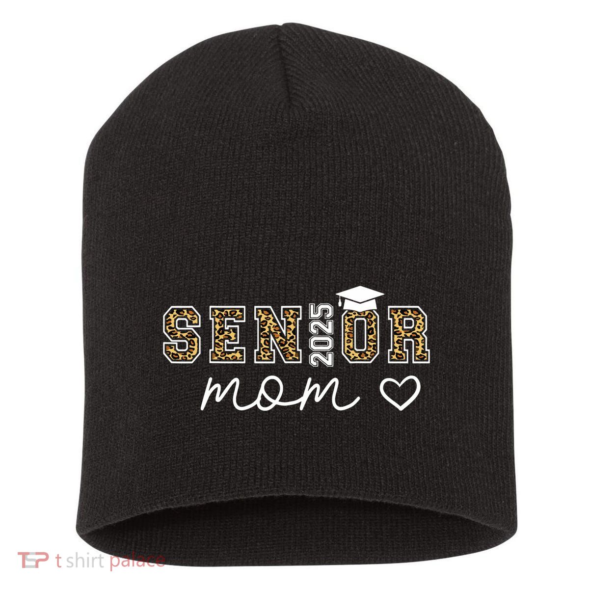 Mom Senior 2025 Proud Mom Of A Class Of 2025 Graduate Short Acrylic Beanie