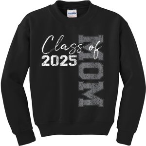 Mom Senior 2025 Proud Mom Of A Class Of 2025 Graduate Mother Kids Sweatshirt