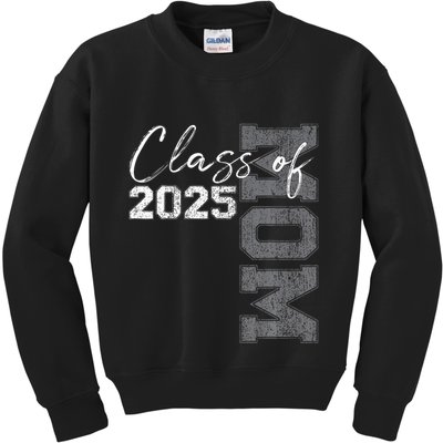 Mom Senior 2025 Proud Mom Of A Class Of 2025 Graduate Mother Kids Sweatshirt
