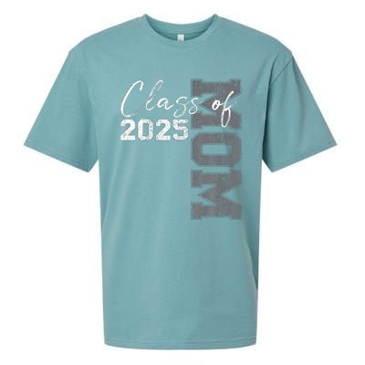 Mom Senior 2025 Proud Mom Of A Class Of 2025 Graduate Mother Sueded Cloud Jersey T-Shirt