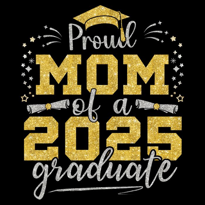 Mom Senior 2025 Proud Mom Of A Class Of 2025 Graduate Flat Bill Trucker Hat