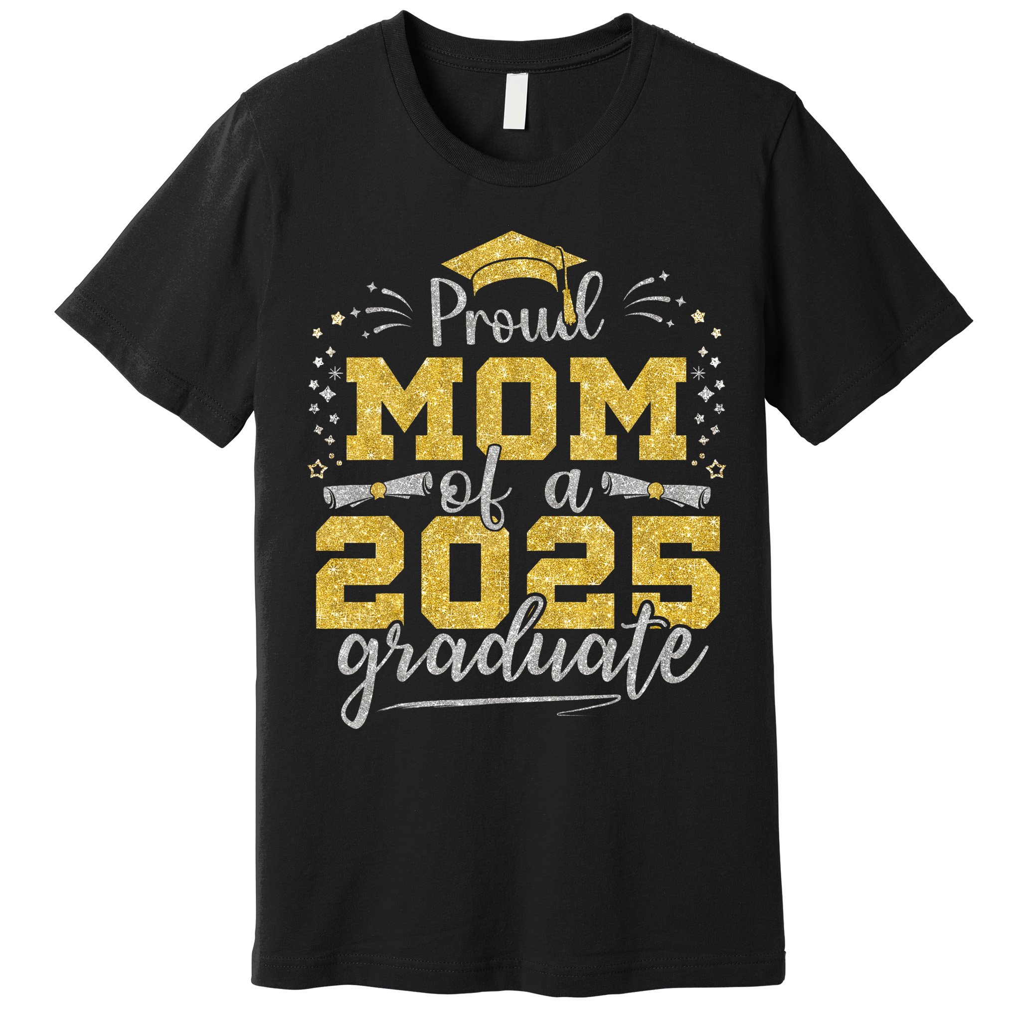 Mom Senior 2025 Proud Mom Of A Class Of 2025 Graduate Premium T-Shirt