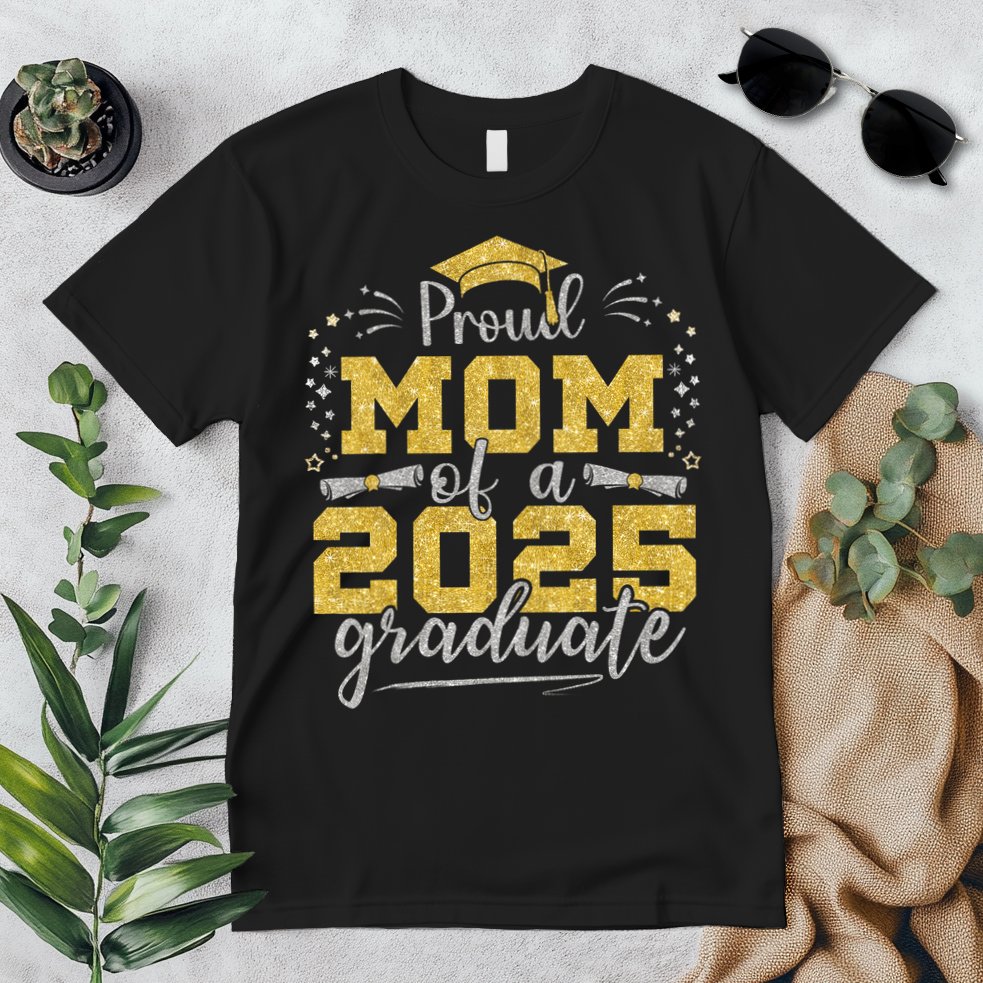 Mom Senior 2025 Proud Mom Of A Class Of 2025 Graduate Premium T-Shirt