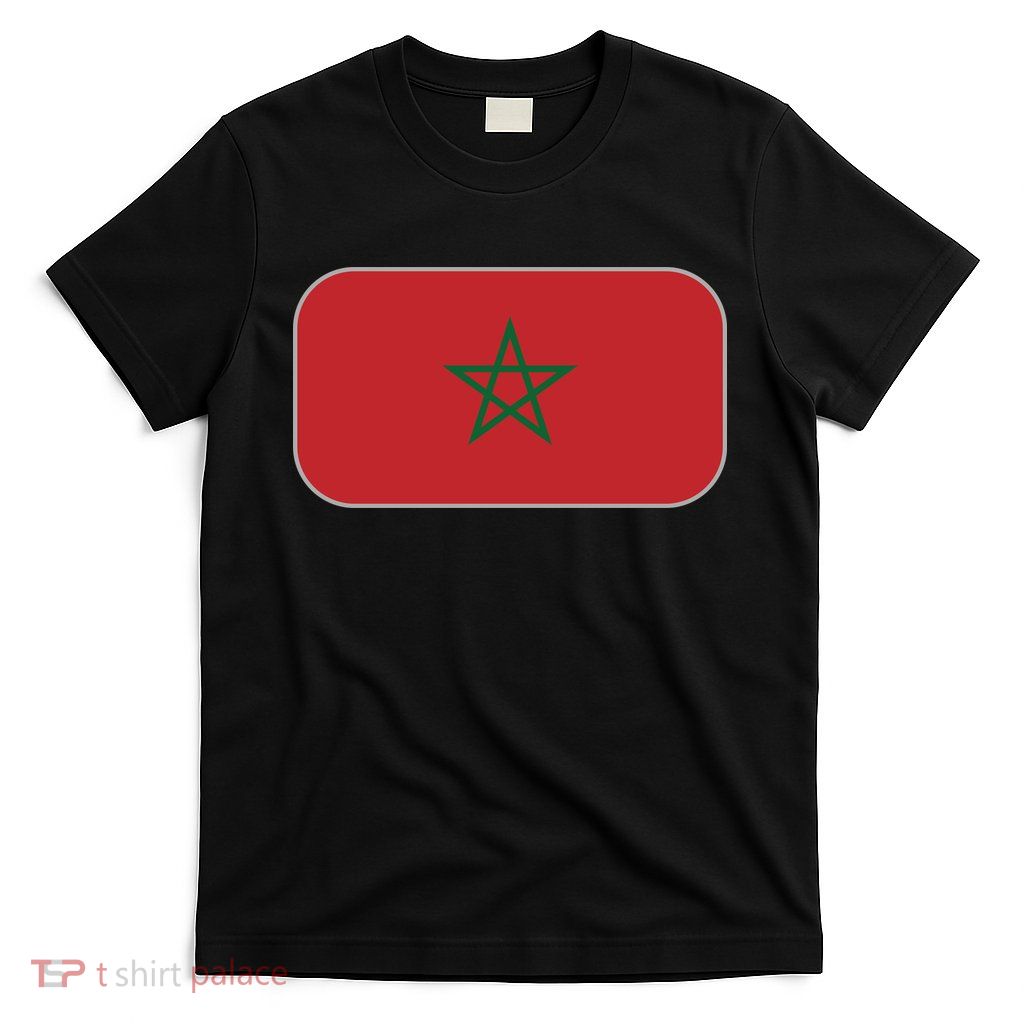 Morocco Soccer Moroccan Flag T-Shirt