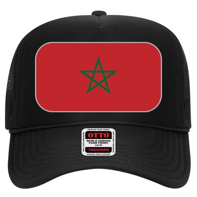 Morocco Soccer Moroccan Flag Trucker Hat