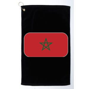 Morocco Soccer Moroccan Flag Platinum Collection Golf Towel