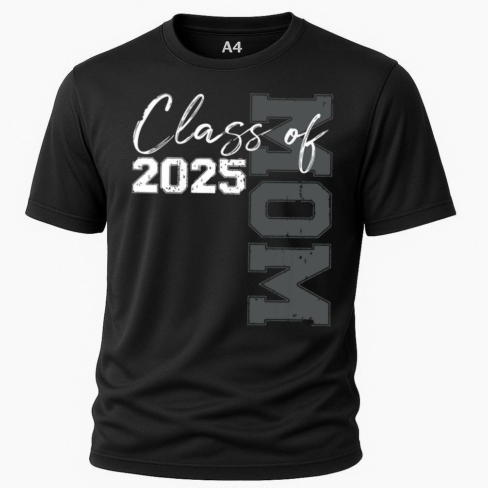 Mom Senior 2025 Proud Mom Of A Class Of 2025 Graduate Mother Cooling Performance Crew T-Shirt